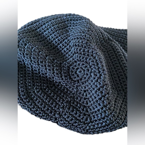 🌟 
Vintage knit black crocheted purse shoulder cross body bag - Picture 7 of 8